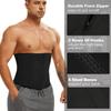 Corsé de Neopreno Deportivo Fitness Abdomen Tinker Sello de Cintura Hebilla con Cremallera Sudor de Ráfaga Rápida Material de Buceo Moldeador de Cuerpo para Hombres