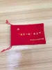 Bolsa Negra con Cordón para Accesorios, Papelería, Sobres, Empaque de Regalos, Soporte para Auriculares, Bolsa de Pana para Almacenamiento