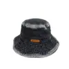 Sombrero de Pescador de Mezclilla Lavado Retro con Logo de Letras Coreanas para Hombres y Mujeres, Sombrero de Sol para Acampar y Senderismo al Aire Libre, Moderno