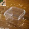 Caixa para Bolo Tiramisu Descartável Transparente Barraca Bolo Mil Camadas Mousse Caixa de Embalagem Sobremesa Confeitaria Caixa de Embalagem