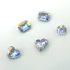 Uñas de celebridad de internet Shi Yue punta inferior diamante ocho grandes ocho pequeños diamantes 33 facetas tridimensionales apiladas joyas de diamante para uñas coloridas full diamond