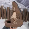 Sapatos de Algodão Peludo para Exterior Outono e Inverno Espessos e Fofos Sola Lisa Antiderrapante Pessoa Preguiçosa Venda Quente Transfronteiriça Sapatos Femininos