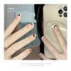 Adesivos de Nail Art Halo Heart, decalques de celebridades da Internet, namorados sensuais com adesivo 3D estéreo, adesivos de unha coloridos em formato de coração