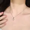Collar Mujer Diseño Sensible Mariposa Ins Estilo Nuevo 2024 Cadena de Lana