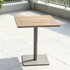 Silla de ratán para patio exterior, mesa y sillas de ocio, balcón al aire libre de jardín para el hogar, silla creativa con respaldo de cuerda para casa de huéspedes, mesa de café pequeña