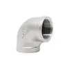 Codo de alambre interior roscado 304 316L accesorios para tuberías de purificación de agua acoplamiento mecánico codo reductor de 45 grados con rosca interior y exterior