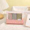 Nueva caja de almacenamiento rectangular para ropa interior de hombre y mujer, calcetines translúcidos, caja de cartón personalizada, caja de embalaje para ropa interior al por mayor