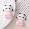 Acessórios de resina DIY de desenho animado acessórios supermercado panda cola de creme grampo de cabelo feito à mão capa de celular fivela de sapato acessórios lote