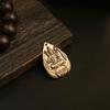 Latón ocho guardianes seis palabras gota de agua tarjeta llavero colgante accesorios doce Guardianes del Zodíaco accesorios