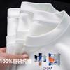 Camiseta de manga corta de algodón pesado de Xinjiang para hombres y mujeres, misma moda nacional, camisa blanca de fondo, top holgado de media manga de verano