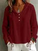 2026 Otoño/Invierno Nuevo Moda Casual Transfronteriza Europea y Americana de Color Sólido con Botones y Capucha Camisa de Manga Larga Top para Mujer
