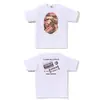 Primavera/Verano 2026 Serie Clásica B@ Colección Estampado Redondo de Letras Camuflaje Camiseta Casual Unisex de Moda Manga Corta