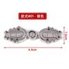 Botones de Rana de Metal para Cheongsam, Botones para Traje Tang y Hanfu, Botones Redondos de Estilo Étnico de Alta Gama para Ropa, Botones de Cola Larga para Cárdigan