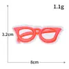 Parches Bordados de Computadora de Moda Globo Aerostático Gafas de Sol con Diamantes Parches de Tela Bordada Parches Decorativos para Ropa sin Costura Personalizados Venta al por Mayor