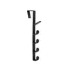 Colgador detrás de la puerta Estante de almacenamiento para la entrada Paraguas Estante de almacenamiento Colgador de pared Colgador de ropa y sombreros para el hogar Perchero sin perforaciones