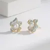 Pendientes de Botón Flor de Perla Estilo Super Hada Retro Francés para Mujer, Venta Caliente 2026 Diseño de Nicho de Lujo, Pendientes de Temperamento de Hada