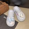 Zapatillas Cómodas de Suela Alta Versátiles Baotou para Mujer Verano 2025 Nuevas Lindas Zapatos Cueva de Cachorro Zapatos para Zapatos con Mierda