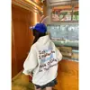BF Explosões de Vento Moletom com Capuz Vento Preguiçoso Feminino Estampado Sexy Hip-Hop Dia Chapéu com Cadarço Roupas Hoodie Outono e Inverno