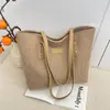Bolsa Tote de Moda Transfronteiriça Tendência, Nova Bolsa de Ombro Simples Retro para o Dia a Dia, Bolsa Casual Personalizada de Cor Sólida