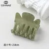 Moderna Pinza para el Cabello Pequeña con Forma de Mariposa para Otoño e Invierno, Superficie Simple de Felpa, Sujetador de Cola de Caballo Alta, Pinza Versátil con Agarre de Terciopelo