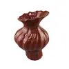 Vaso de Flor de Pétalo Estilo Ins de Lujo Nórdico Adorno Cerámico con Acabado de Alta Gama para Escritorio del Hogar Flores Hidropónicas y Arreglos Florales Artísticos