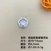 Cuentas Espaciadoras de Plata Pura 999 Colgante Gato Kt Cuentas de Plata Perro Canela Castillo Unicornio Pulsera DIY Joyería de Plata 3D Accesorios