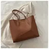 Bolsa Tote Melard Estilo Europeu e Americano de Comércio Exterior, Nova Bolsa Tote Retro de Alta Aparência com Ombro Único de Grande Capacidade para Estudantes Universitários e Pessoas que se Deslocam