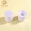 En stock: Tapa de agua de 20 mm de diámetro, tapa de rosca de plástico de combinación ABS/PP, tapa de botella portátil para cosméticos y desmaquillantes