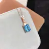 Pingente Puro de Topázio Azul Natural de Londres! Cor Azul Londres Super Profundo, Qualidade em Todo o Corpo e Cor Super Vibrante