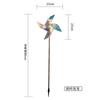 Luz de viento luminosa led decoración de paisaje de patio exterior luz de enchufe de tierra luz cuadrada césped color brillante luz de viento