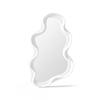 Espejo de tocador de escritorio con forma de nube, espejo de maquillaje irregular simple para colgar en la pared, espejo decorativo francés al por mayor