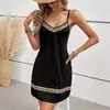 Vestido de tirantes de moda transfronterizo europeo y americano 2026 para mujer, Vestido sexy de encaje