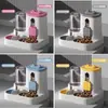 Alimentador Popular para Mascotas Transfronterizo, Bebedero y Comedero Automático para Gatos, Comedero Integrado de Gran Capacidad para Perros