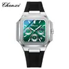 Chenxi Nuevo Reloj Multifuncional para Hombre Versátil Reloj Cuadrado Oculto Clásico Moda Luminoso Impermeable Exportación