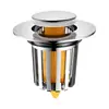 Tapón a prueba de fugas para lavabo, accesorio de núcleo emergente para desagüe, tapón universal tipo pulsador antiatascos para lavabo