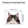 Nueva variedad de lindos adhesivos de pared autoadhesivos de gato, pegatinas para ventana, cristal, baño, inodoro, pintura decorativa impermeable KSA102