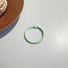 Llavero de Anillo Colorido Liso con Hebilla de Resorte Anillo de Resorte Anillo Pintado Llavero Hecho a Mano DIY Anillo Abierto