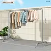 *Perchero de tubería galvanizada, expositor, estante de pie para secar ropa, estantería, perchero para ropa, perchero de un solo poste, tendedero de tubería de agua