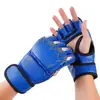 Luvas de Boxe para Adultos Sanda Muay Thai MMA Meio Dedo Dedo Dividido UFC Combate Luta Treinamento em Saco de Pancadas