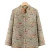 Camisa de manga larga de otoño para abuela, abrigo fino, camisa gruesa elegante para madres mayores de 70+ años de alta gama