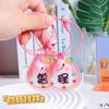 Colgante acrílico personalizado de fábrica con apellido de conejo lindo 100 nombre familiar personalidad joyería colgante para mochila escolar llavero creativo
