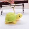 Pingente polvo reversível fofo chaveiro de pelúcia joia de tartaruga boneca tartaruguinha animal marinho camarão