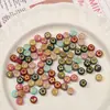 Pacote de Material para Miçangas Acrílicas Coloridas Estrela Lua Redonda DIY Pulseira Colar Acessórios de Joias