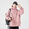 Jaqueta Dopamina para Homens ao Ar Livre, Marca da Moda, Jaqueta de Trabalho com Capuz Estilosa Estilo Casual Americano Jovem Montanha