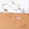 Cordão de Colar Ajustável Tecido à Mão para Pingente de Jade Hetian, Adequado para Homens e Mulheres, Estilo Delicado com Cordão de Sândalo da Montanha Antiga