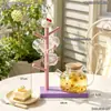 Bonito estante de almacenamiento de My Melody, portavasos con forma de árbol, soporte para tazas de café y tazas de té para mesa de comedor, portavasos colgante creativo