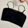 Nuevo producto transpirable con agujeros todo a juego top de tubo de copa única con tirantes ropa interior para mujer copa con agujeros espalda bonita sujetador de chica transmisión en vivo físico