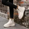 Botas de Nieve Peludas para Mujer 2026 Nuevo Estilo Invierno, Engrosadas y Forradas de Felpa, Zapatos de Algodón con Suela Gruesa para Exteriores, Botines