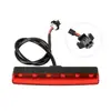 Ensamblaje de Luz Trasera Original Kukirinm4Max, Luz de Freno Trasera para Scooter, Luz de Circulación, Juego Completo de Piezas de Repuesto