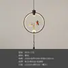 Luminária de Entrada Estética Cor de Noz Transfronteiriça com Proteção para os Olhos, Luminária Pendente Vintage Estilo Song para Sala de Chá, Luminária de Cabeceira para Pousada Novo Estilo Chinês